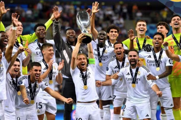 Real Madrid Raih Juara Piala Super Eropa 2024!